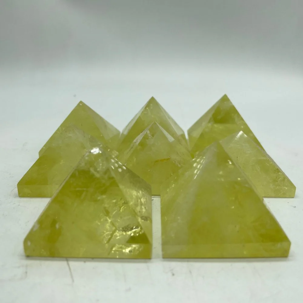 Heat Treatment Citrine Crystal Pyramid Wholesale - Image 3